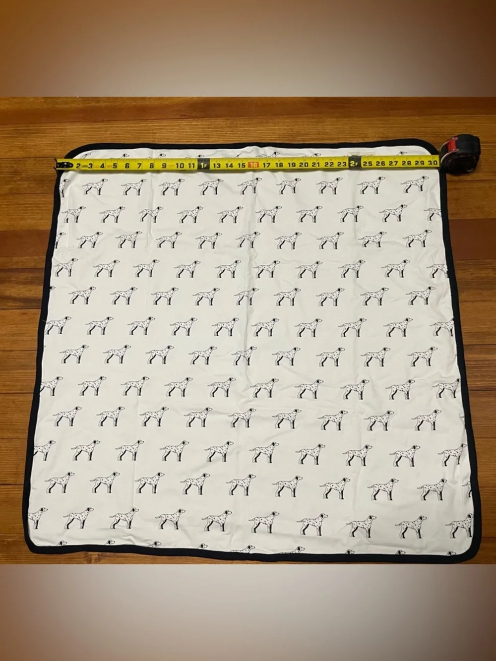 Monica + Andy Dalmatian Print Organic Cotton Coming Home Baby Swaddle Blanket